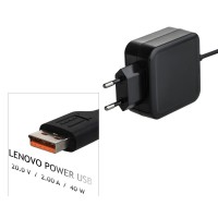 Nabíječka pro notebook LENOVO 20V/2.0A 40W POWER USB